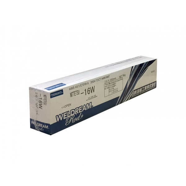 Электроды сварочные NITTETSU-16W 2.6мм 5кг(Аналог LB-52u Kobelco ...