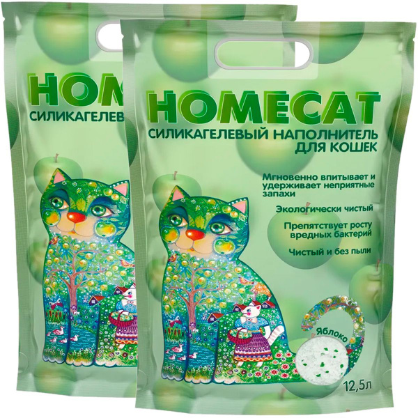 Наполнитель для кошачьего туалета homecat