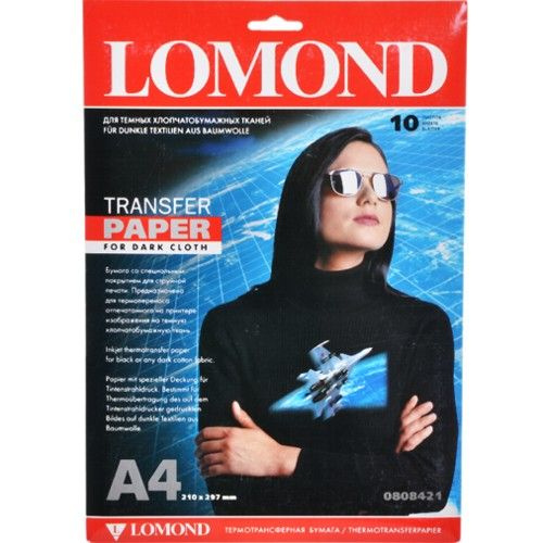 Характеристики Фотобумага термотрансферная струйная A4 Lomond для ...