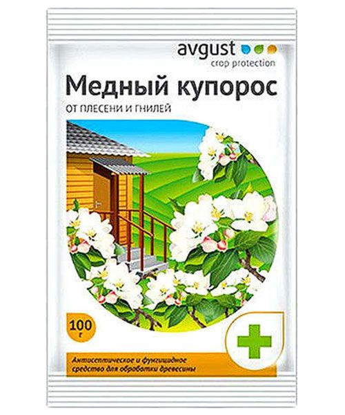 Медный купорос 100 г, приготовления бордоской смеси и садовых побелок ...