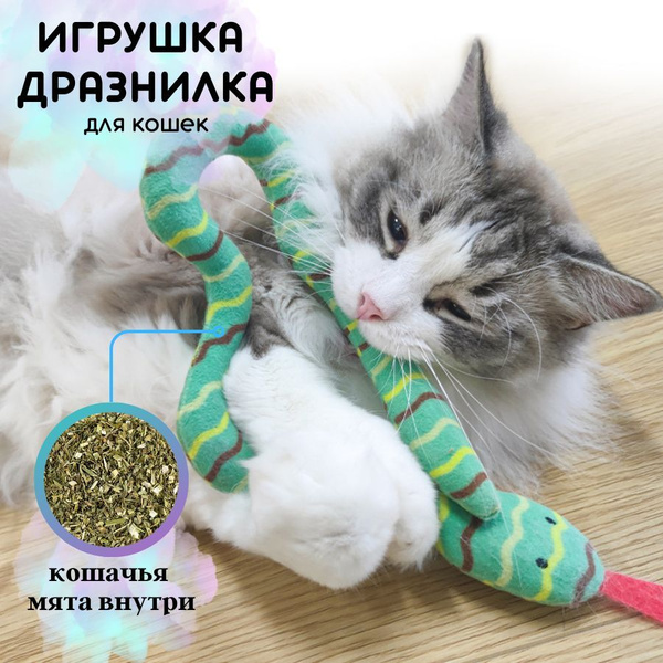Игрушки для кошек и котят / дразнилка для кота, кошачья мята шарик ...