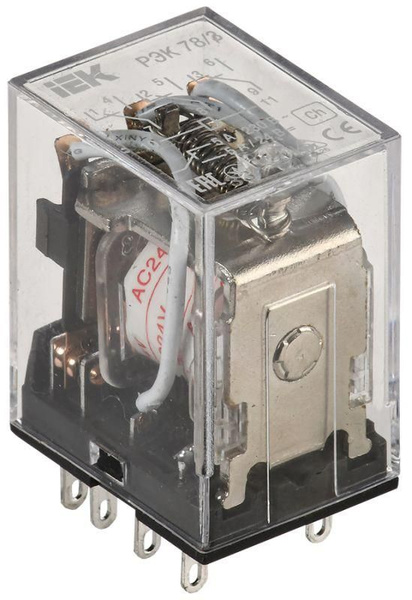 Реле РЭК 78-3 5А 24В AC IEK RRP20-3-05-024A - купить по выгодной цене в ...