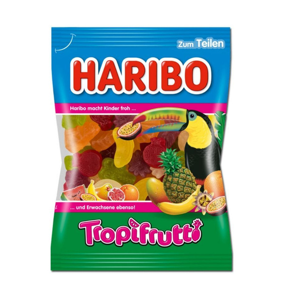 Мармелад Haribo Tropifrutti Харибо желейные Тропические Фрукты 100 гр ...