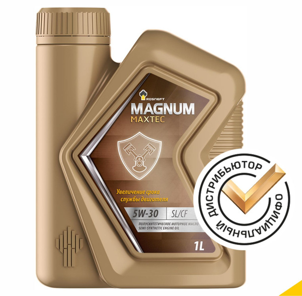 Масло моторное Rosneft MAGNUM MAXTEC 5W-30 Полусинтетическое 1 л ...