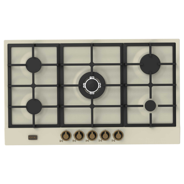 Газовая варочная панель Korting HG 961 CTB, 90 см, газ-контроль ...