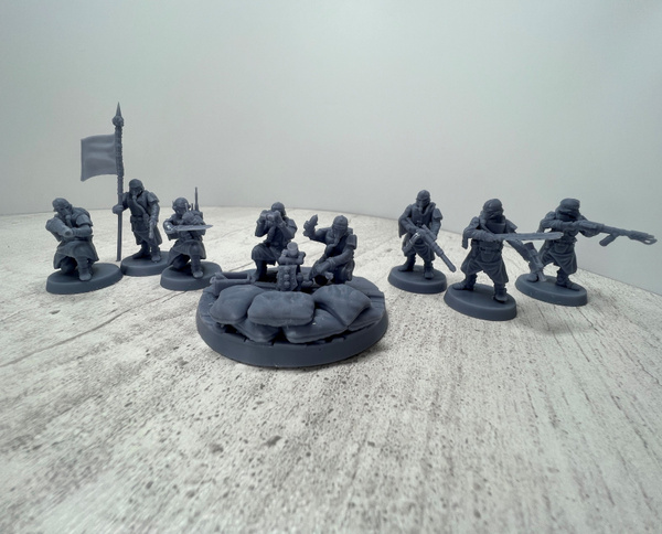 Warhammer 40000 Гренадёры Корпуса Смерти Крига / Набор миниатюр для ...