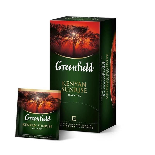 Greenfield Чай Kenyan Sunrise, 25 пакетиков - купить с доставкой по ...