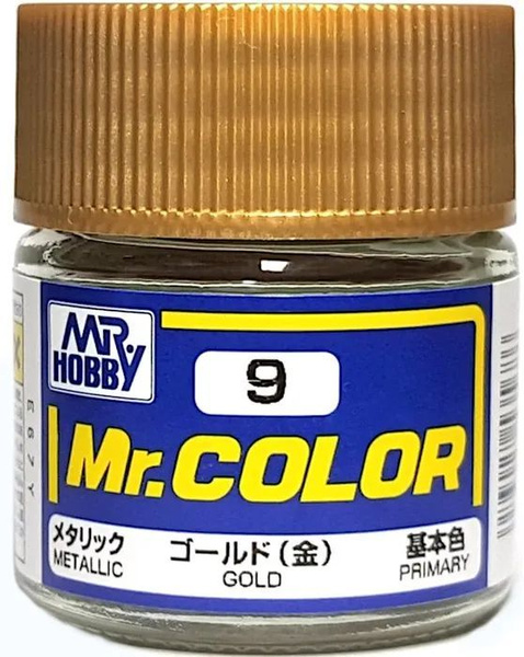 Краска акриловая на специальном разбавителе MR.HOBBY Mr.Color Gold ...