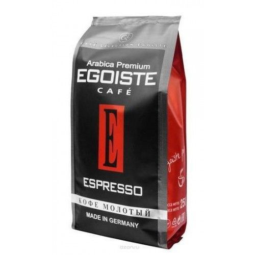 EGOISTE Кофе в зернах, Espresso, 250 г - купить с доставкой по выгодным ...