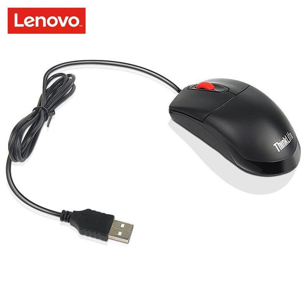 Мышь проводная Lenovo Мышка THINKPAD WIRED USB TRAVEL 0B47153, черный ...