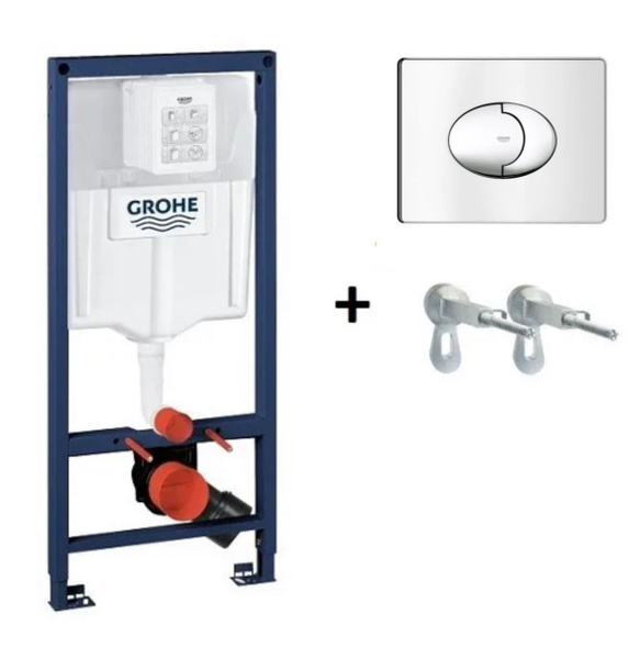 Система инсталляции для унитаза Grohe Rapid SL 38536001 c креплением ...