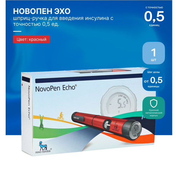 Новопен Эхо Шприц Ручка 0.5 Купить