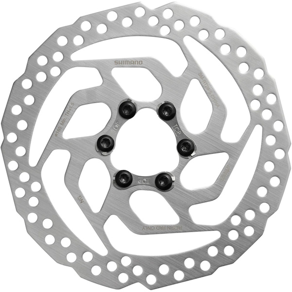 Тормозной диск для велосипеда (ротор), 160 мм, Shimano SM-RT26-S, с ...
