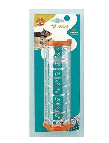 Tunnel Per Criceti E Roditori | 8 Tubi Colorati Misti | Gioco Per Gabbie E Percorsi | Compatibile Con Gabbie Ferplast - Foto 12