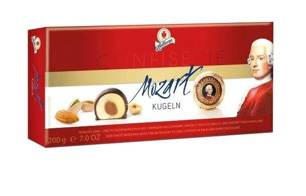Halloren Шоколадные Конфеты Моцарт с марципаном 200г - купить с ...