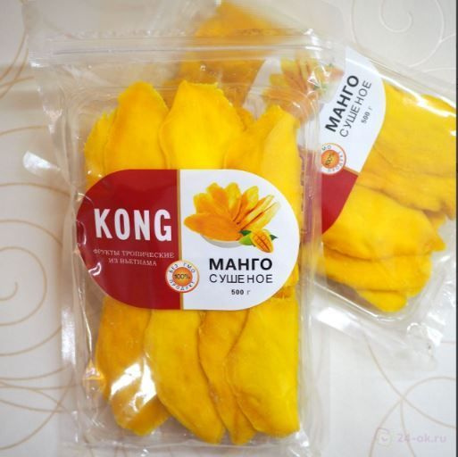 Манго сушеный без сахара KONG, 1000 ГР. - купить с доставкой по ...