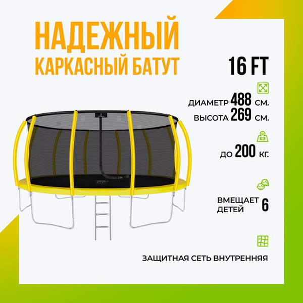 Батут каркасный Clear Fit SunHop - купить по выгодной цене в интернет ...