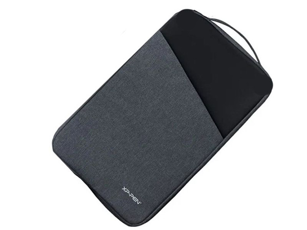 Bolsa Para Tableta Gráfica Navitech Morada - Compatible Con XP-Pen Artist 15.6 Pro, Acolchada, Impermeable, Con Bolsillo Para A4