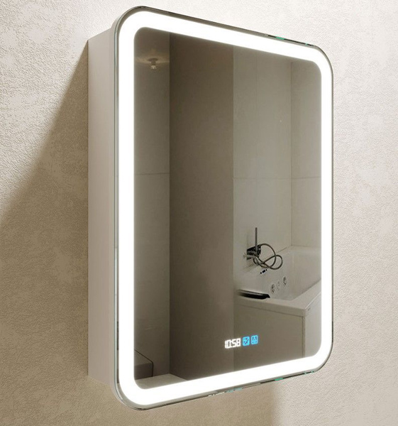 Зеркало-шкаф Silver Mirrors, 60.2х16х80 см, Фиджи 60 / LED-00002364 ...
