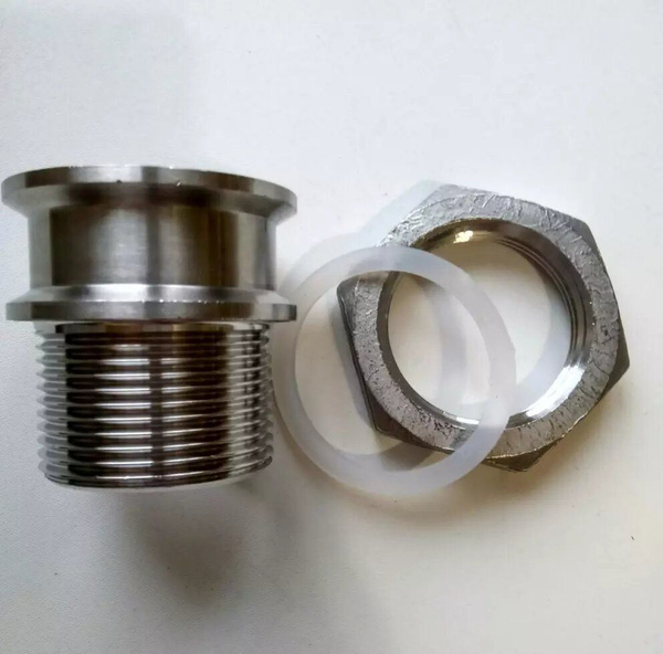 Врезка в крышку куба кламп 1,5 дюйма - резьба DN25 (1), папа - купить с ...