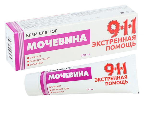 Крем 911 Мочевина для ног, 100 мл - купить с доставкой по выгодным ...