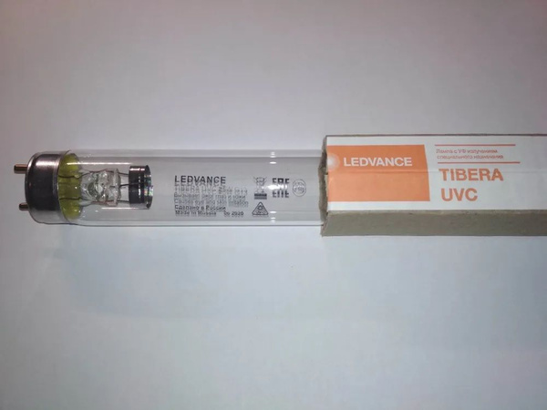 Лампа УФ бактерицидная 25w Tibera UVC G13 T8 LEDVANCE без озона для ...