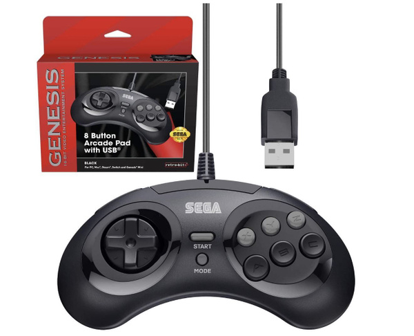 Геймпад SEGA, для Android, MacOS, черный - купить по выгодной цене в ...