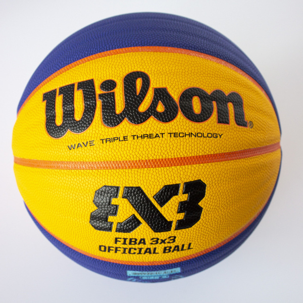 Мяч баскетбольный Wilson Fiba 3x3, 6 размер, желтый, синий купить по ...