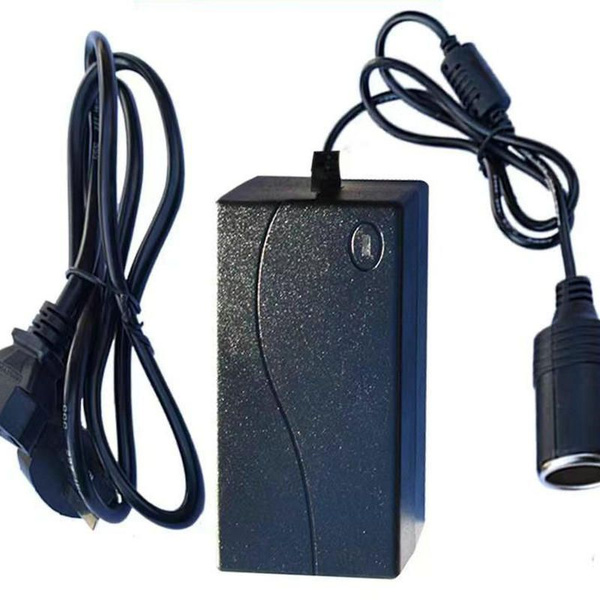 Адаптер сетевой с 220V на 12V 10A, с гнездом прикуривателя купить по ...