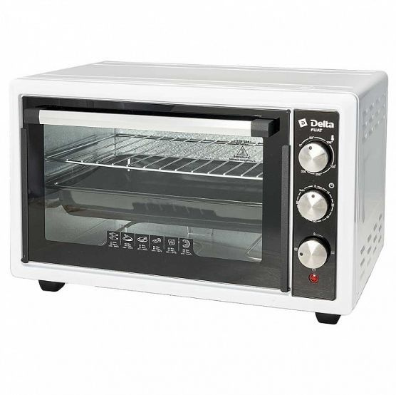 Мини-печь Delta, белый, 33 л купить по низкой цене с доставкой в ...