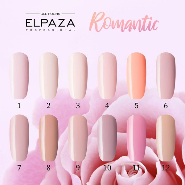 Elpaza коллекция Romantic-набор гель-лаков,12шт. - купить с доставкой ...