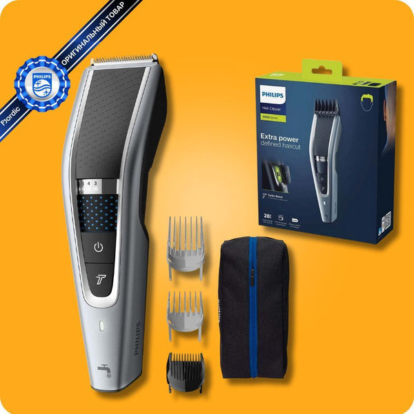 Машинка для стрижки Philips HC5630/15, серебристый, черный - купить по ...