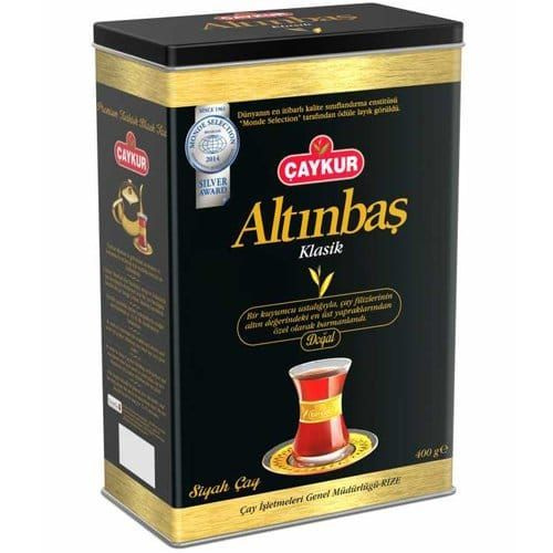 Чай чёрный заварной классический CAYKUR ALTINBAS 400 гр жестяная банка ...