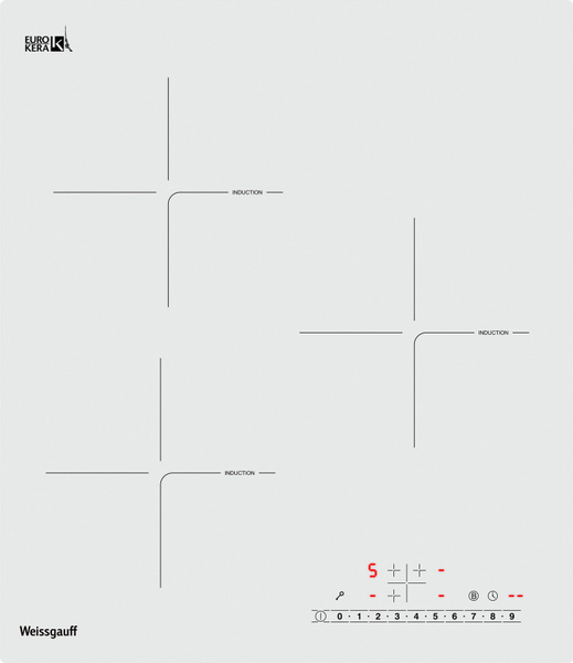 Индукционная варочная панель Weissgauff HI 430 WSC купить по низкой ...