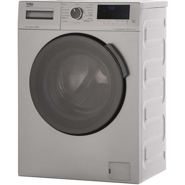 Стиральная машина Beko WSPE7H616S, серебристый - купить по выгодной ...