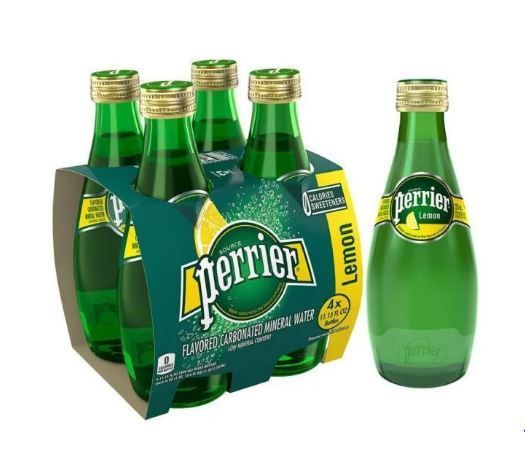 Perrier Вода Минеральная Газированная 330мл. 4шт - купить с доставкой ...