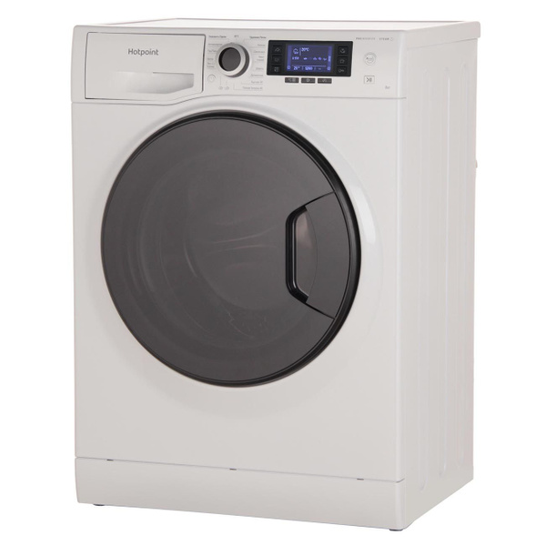 Стиральная машина HotPoint NSD 8249 D AVE RU, белый, черный - купить по ...