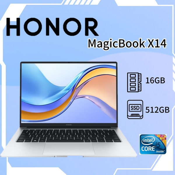 Ноутбук Honor Magic book16, серебристый купить по низкой цене: отзывы ...