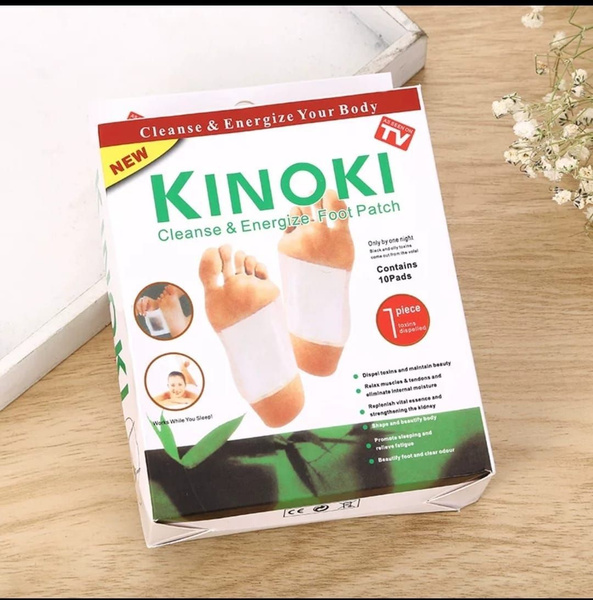 Пластырь детокс для ног KINOKI для выведения токсинов и похудения ...
