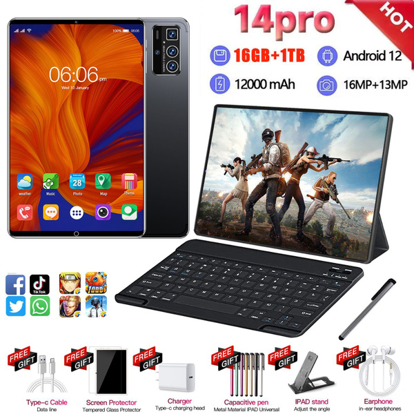 Купить планшет 14 Pro，11 PRO-PB平板 10.1", 1024 GB по низкой цене: отзывы ...