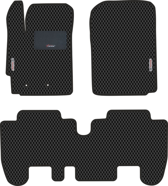 Коврики в салон автомобиля Carstar Yaris II 5D (2005-2012), цвет черный ...