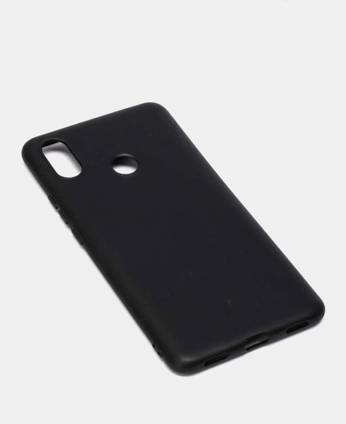Xiaomi Mi Max 3 Силиконовый чёрный чехол накладка для ксиоми ми макс 3 ...