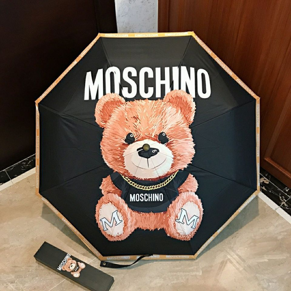 Зонт Moschino, черный купить по низкой цене в интернет-магазине OZON ...