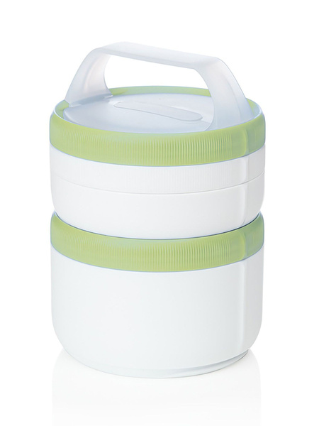 Контейнер Для Еды Humangear Stax Набор Из 2Х Контейнеров Xl Clear White ...