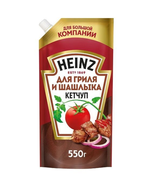 Кетчуп Heinz для гриля и шашлыка, 550 г - купить с доставкой по ...