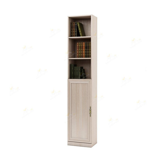 Шкаф книжный Mebelland24 Книжный шкаф Карлос - 25, 40x28.5x203 см ...