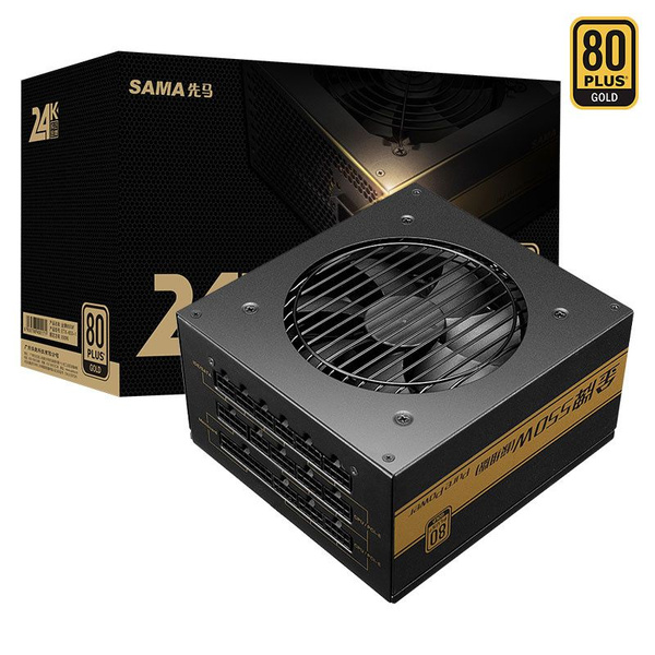 SAMA Блок питания компьютера SAMA PurePower 24K 550 Вт Золото, 550 Вт ...
