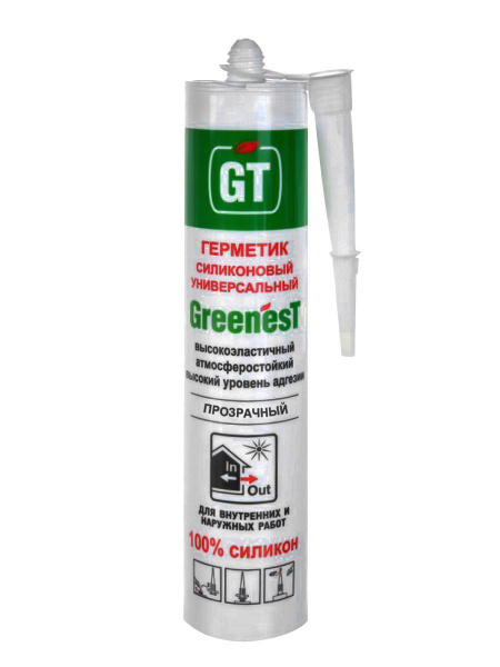 Силиконовый Герметик GreenesT, Для швов, прозрачный - купить по низким ...
