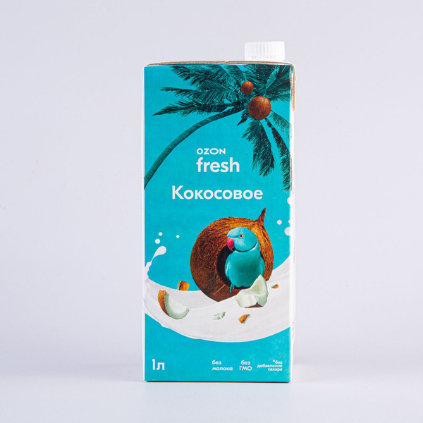 Растительный напиток Кокосовый Ozon fresh, без сахара, 1 л - купить с ...