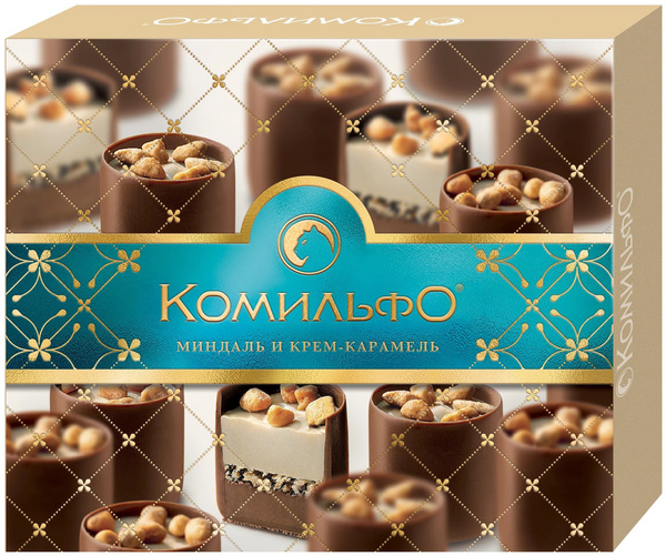 Комильфо Конфеты миндаль и крем-карамель, 232г - купить с доставкой по ...
